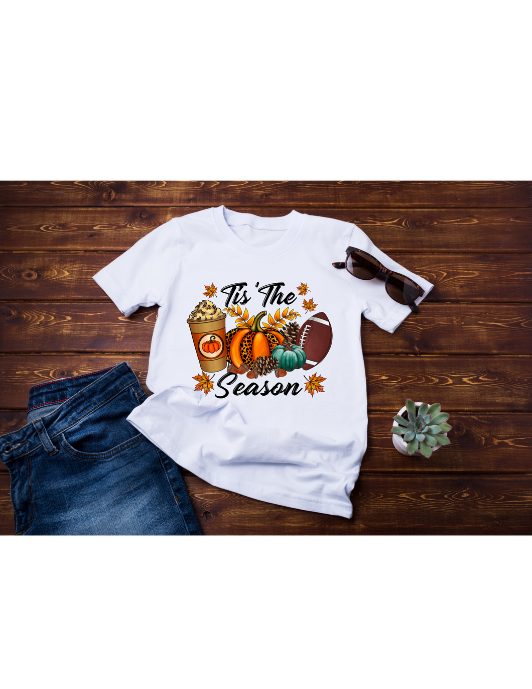 Tis’ the Season Football Tee